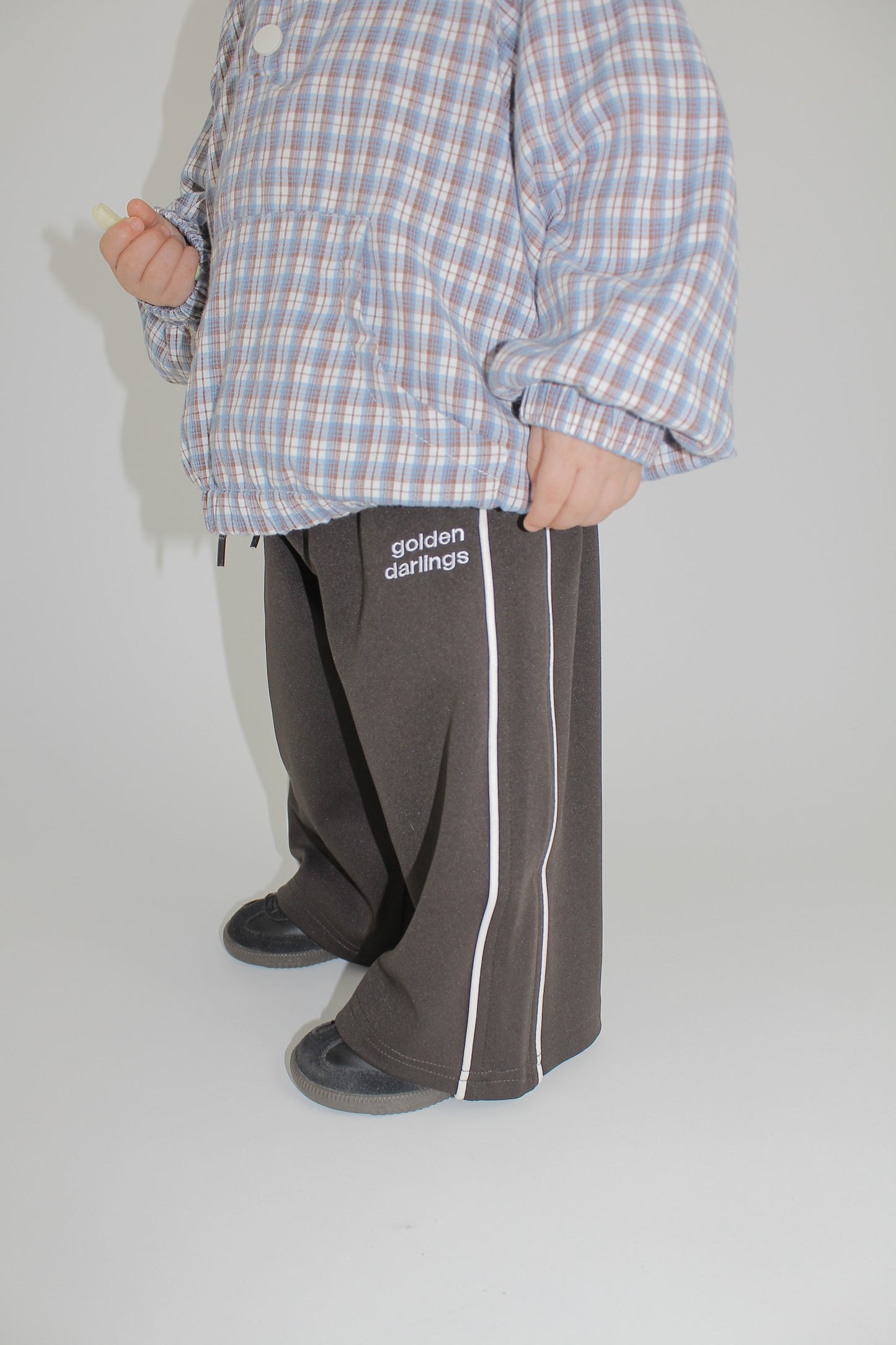 Kids wide-leg track pants