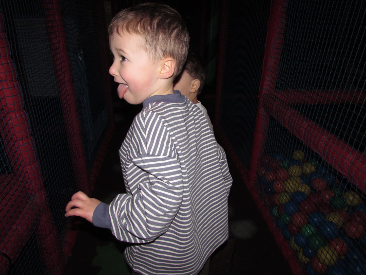 Striped long sleeve tee