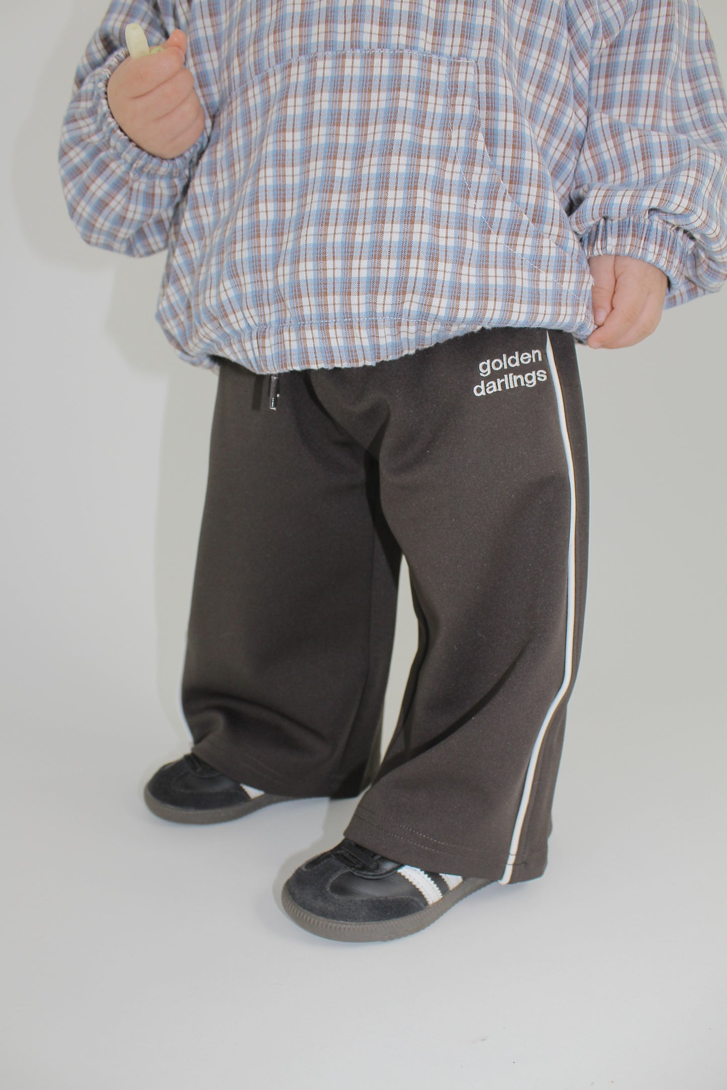 Kids wide-leg track pants