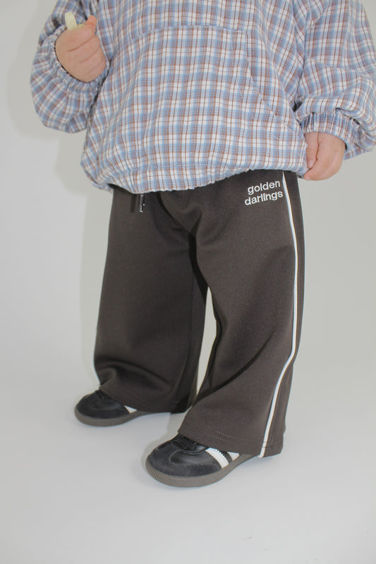 Kids wide-leg track pants