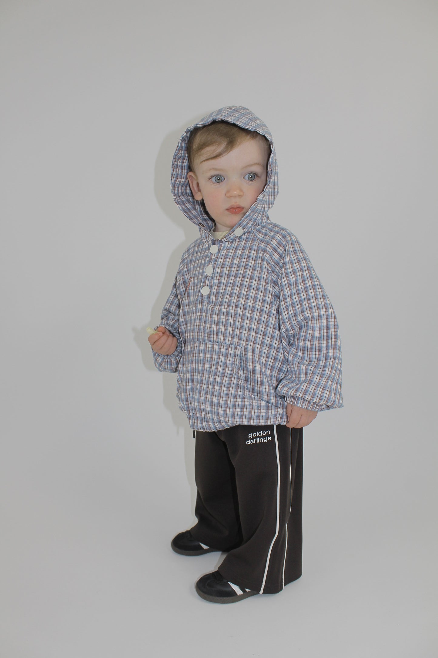 Kids wide-leg track pants