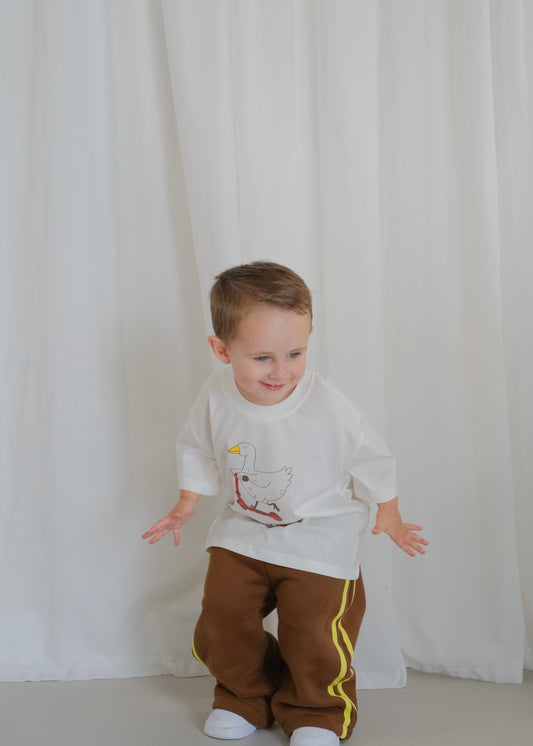 Golden tracksuit bottoms